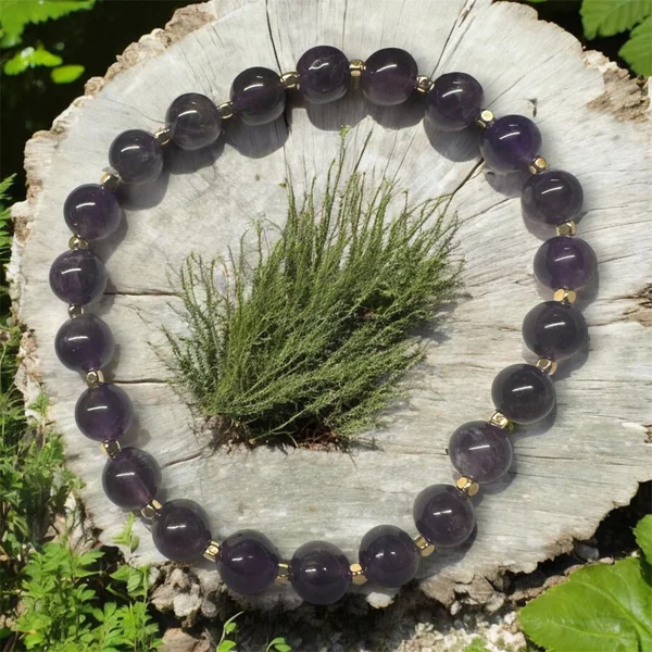 Armband -Amethyst/Gold-