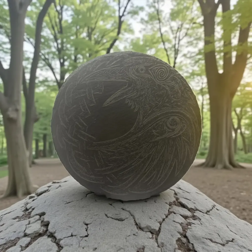 Schieferplatte - RABE DES NORDENS